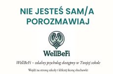 Więcej o: Projekt Wellbefi Zdalny Psycholog w naszej szkole! ❤️